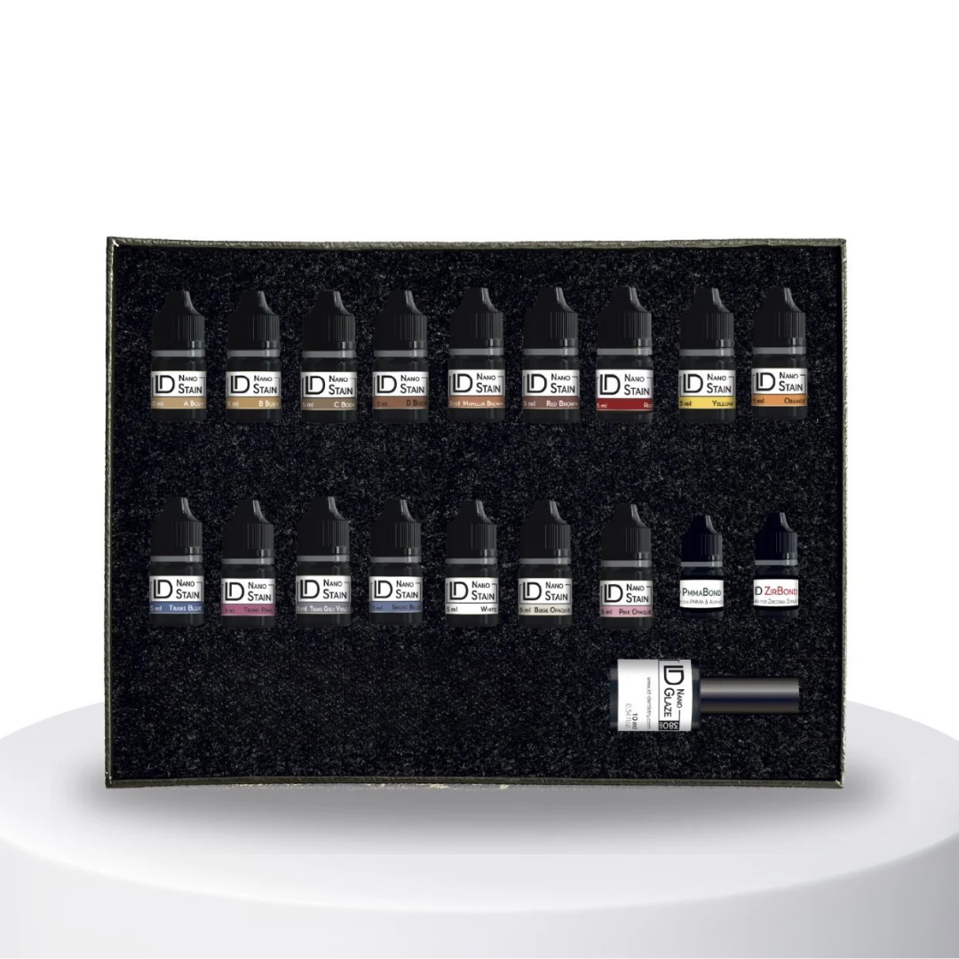 Kit Nano Stain: Stains para caracterización de protesis impresas en 3D