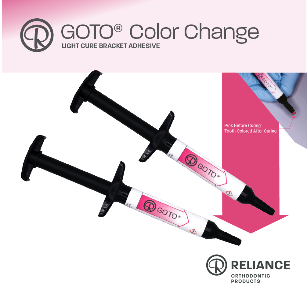 GoTo: adhesivo para brackets que cambia de color