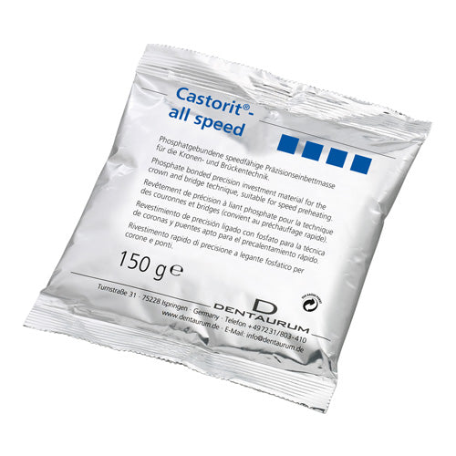 Castorit® all speed, revestimiento rápido para coronas y puentes